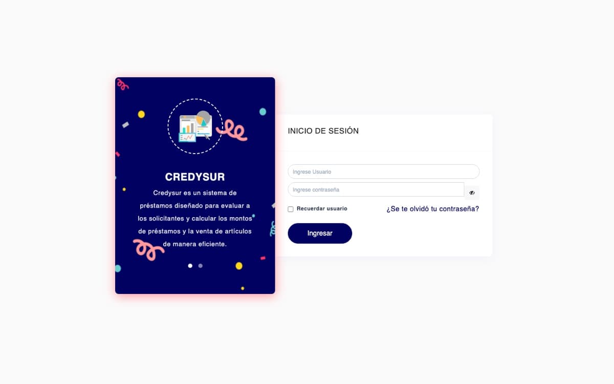 Préstamos y cobranza · Credysur